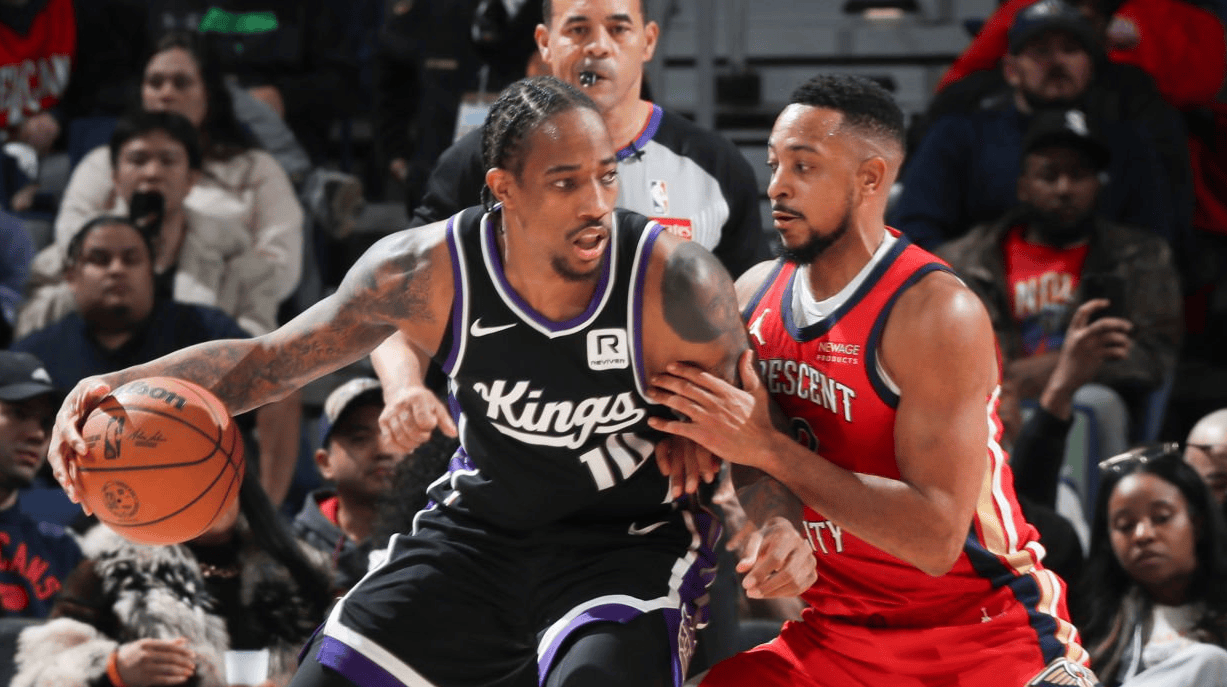 国王逆转鹈鹕，德罗赞带队取胜